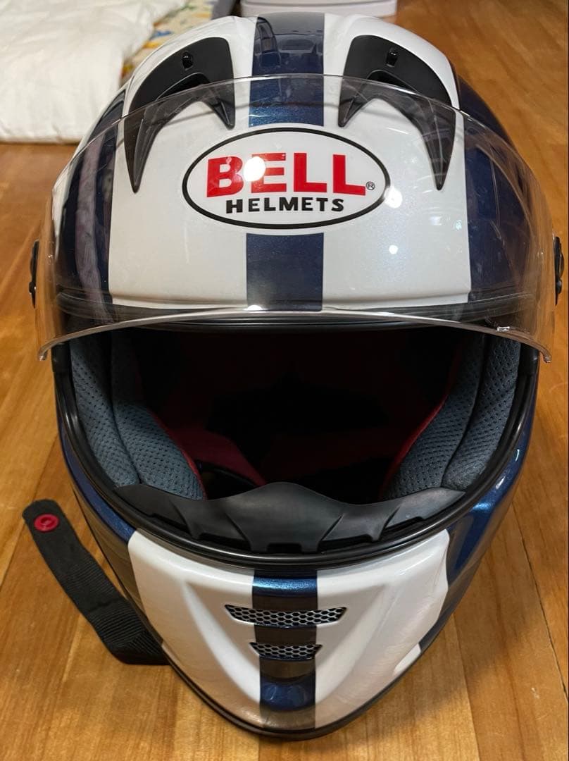 BELL フルフェイスヘルメット 青/白