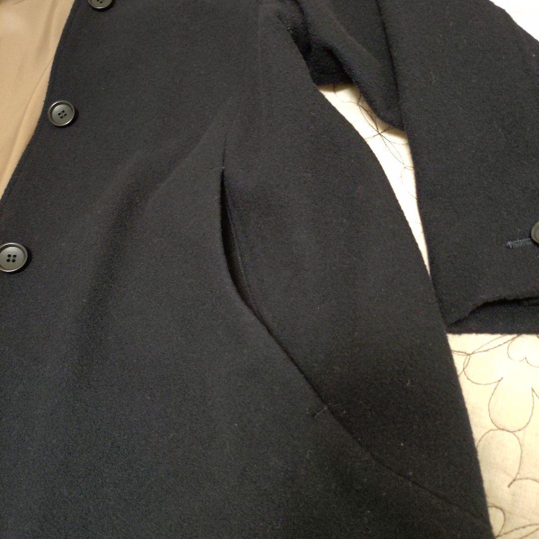 美品　Ｄ クラスカ　コート　 ネイビー