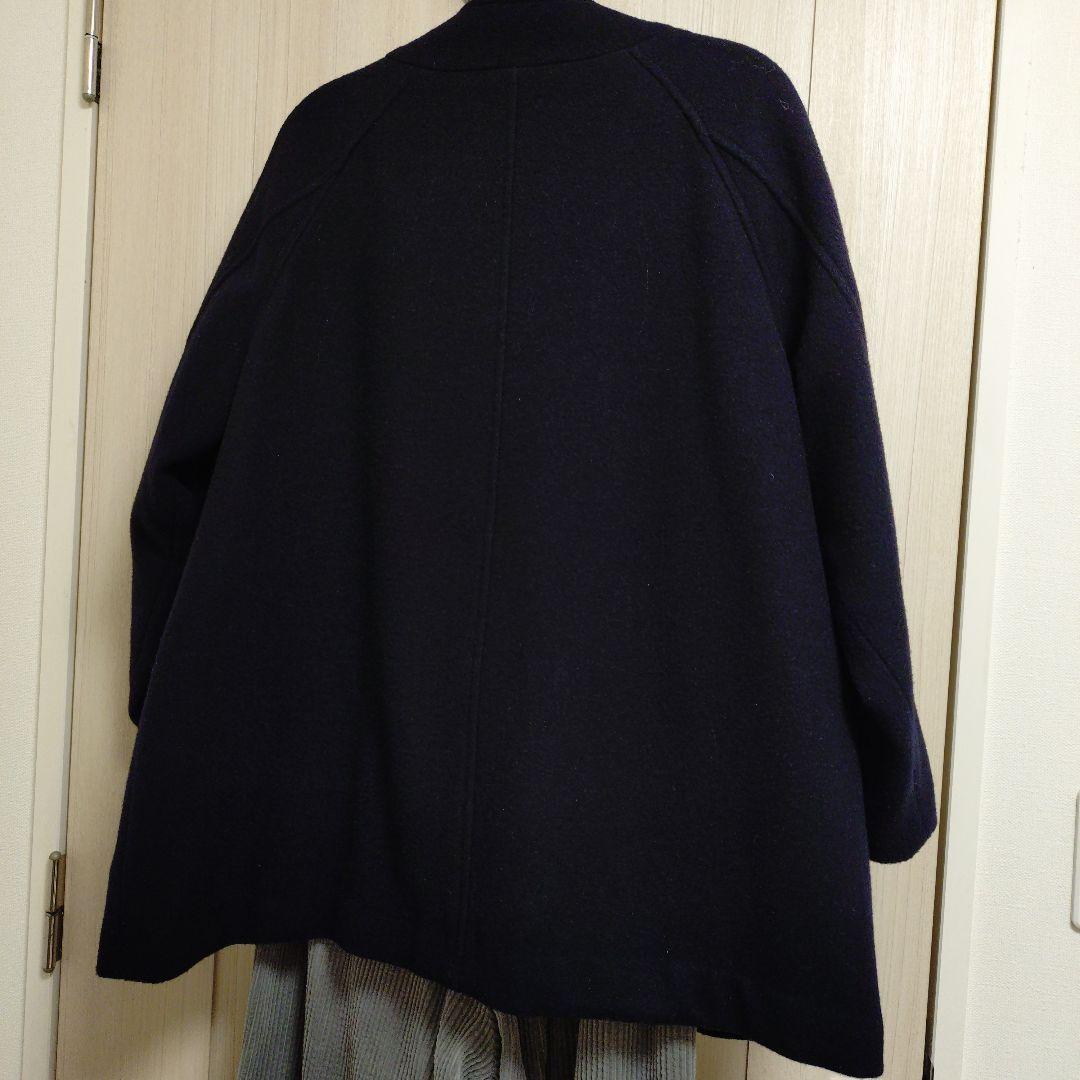 美品　Ｄ クラスカ　コート　 ネイビー