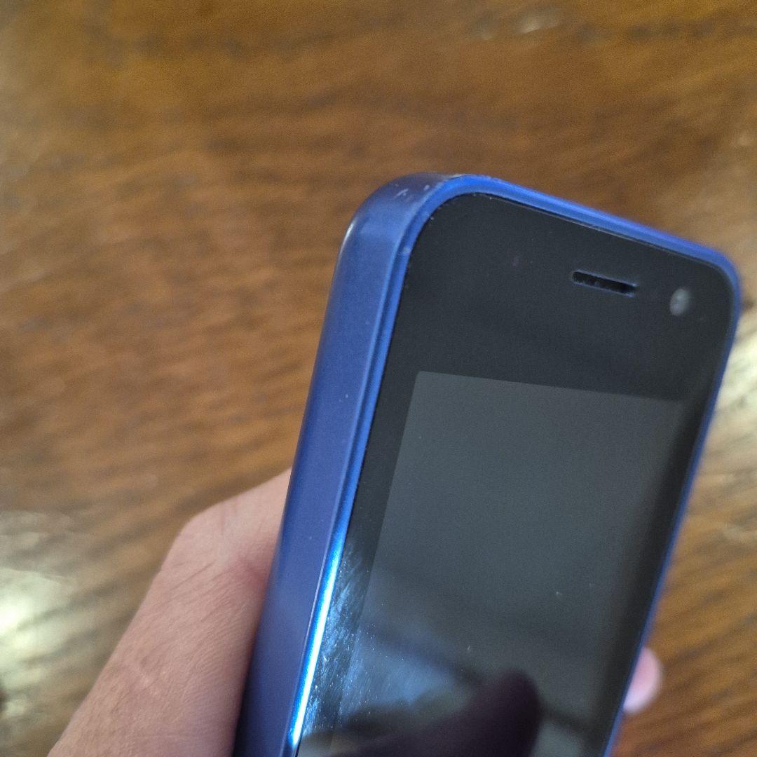 docomo キッズ携帯 青色 本体