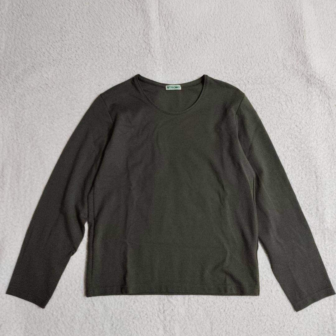 未使用に近い　STRONG pack tee xs KHAKI　OURS