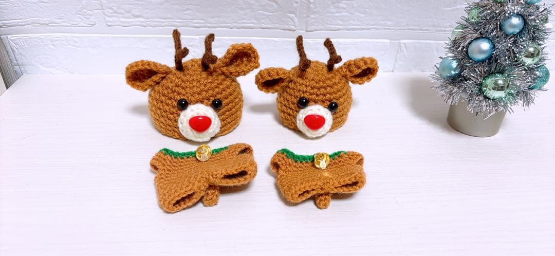 専用です♡ 10cm ぬいぐるみ用　サンタ＆トナカイ