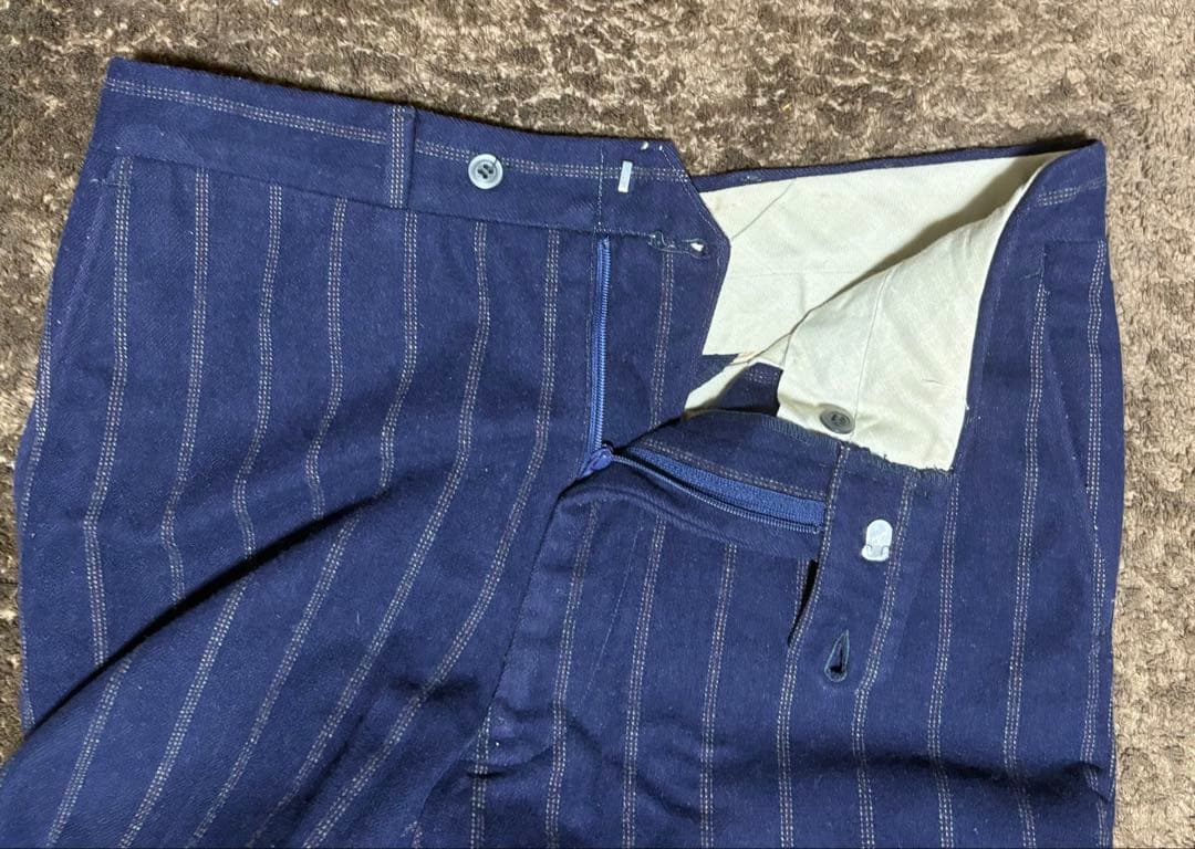 【雰囲気抜群】1940s～ wool ベスト＆スラックス（セットアップ）