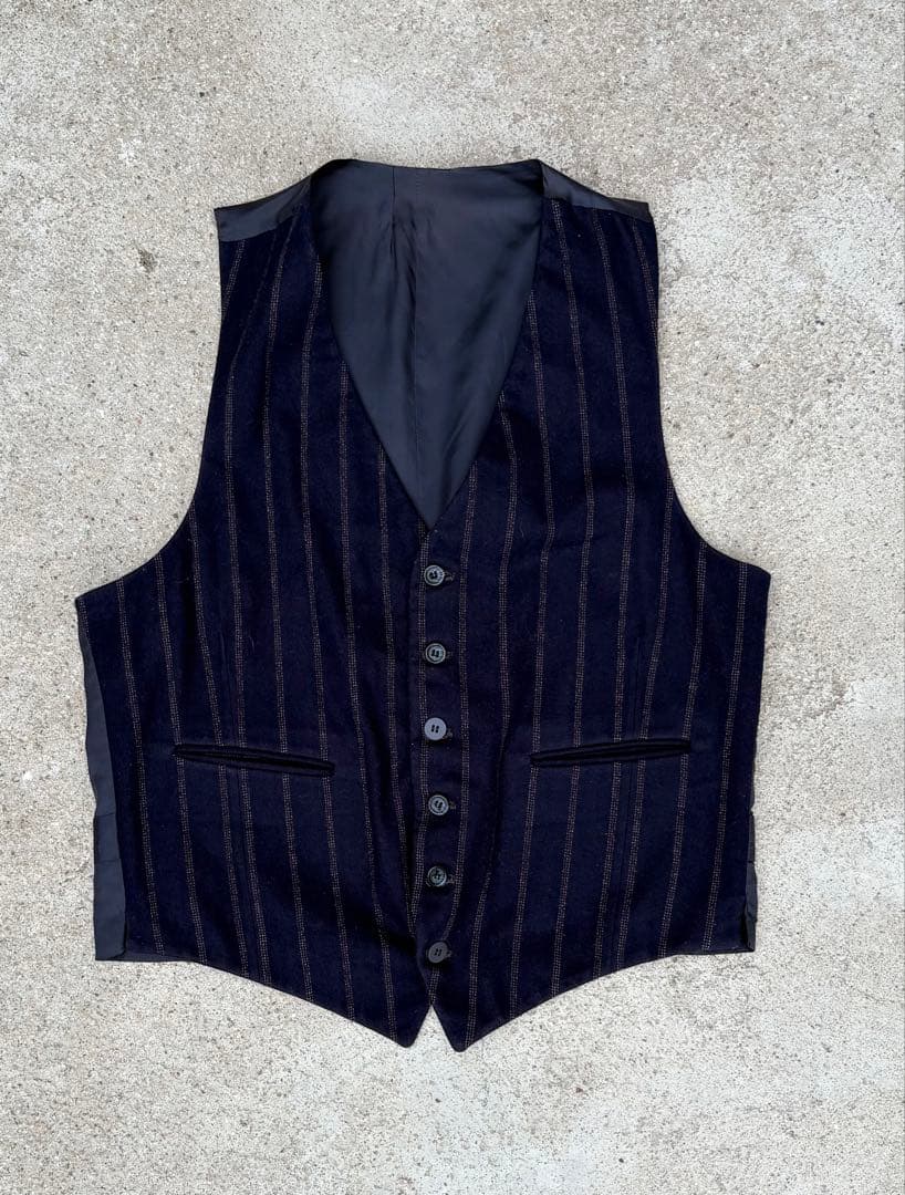 【雰囲気抜群】1940s～ wool ベスト＆スラックス（セットアップ）