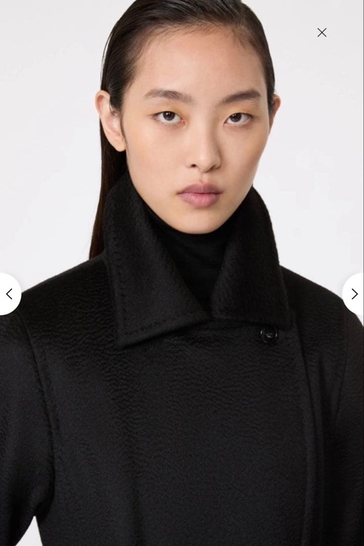 Max Mara　マニュエラ アイコンコート　黒　38サイズ