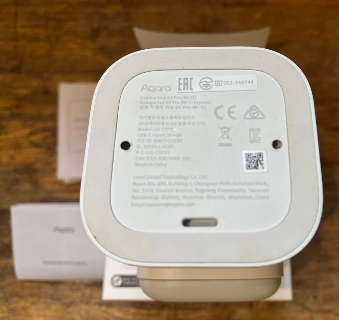 Aqara G5 Pro Wi-Fi カメラ