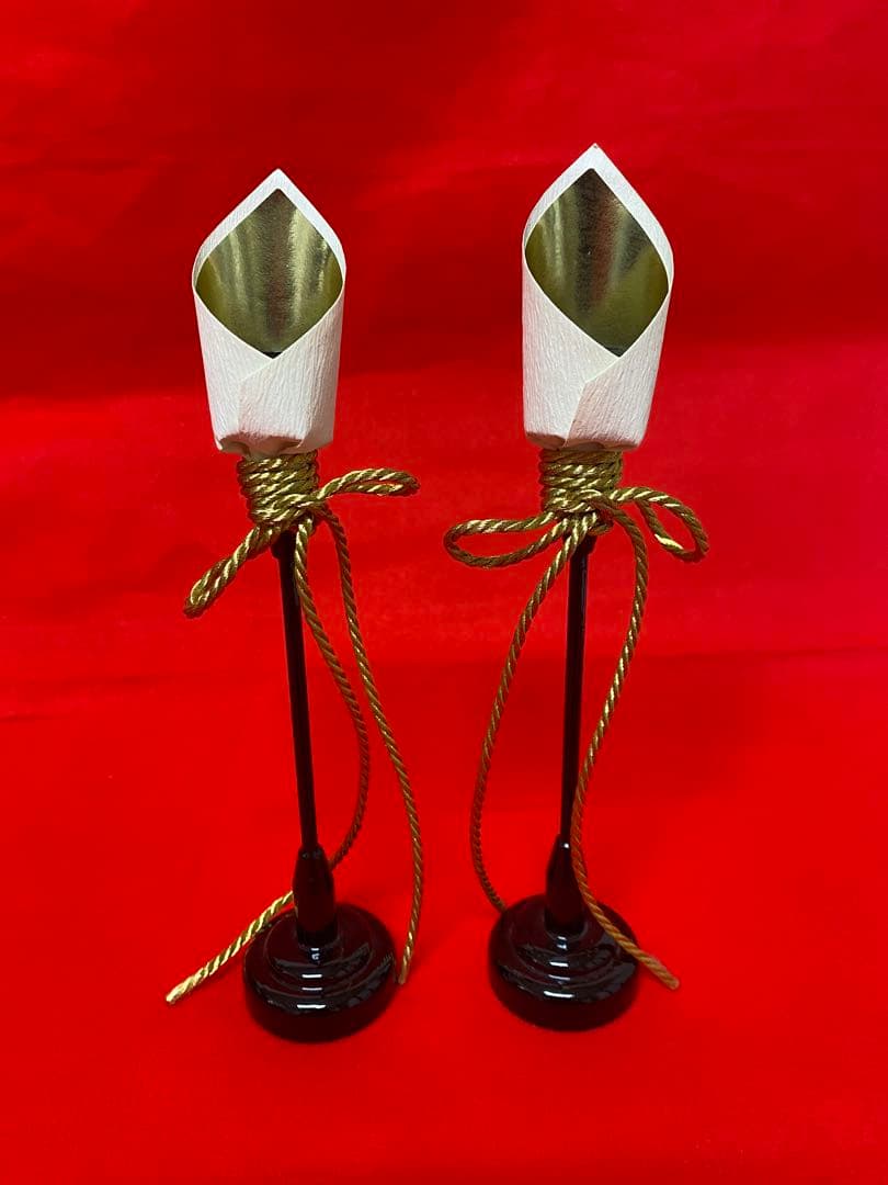 雛人形　草園作　木目込人形　親王飾り・サイズ間口約４７×奥行約３５×高さ約３２㎝