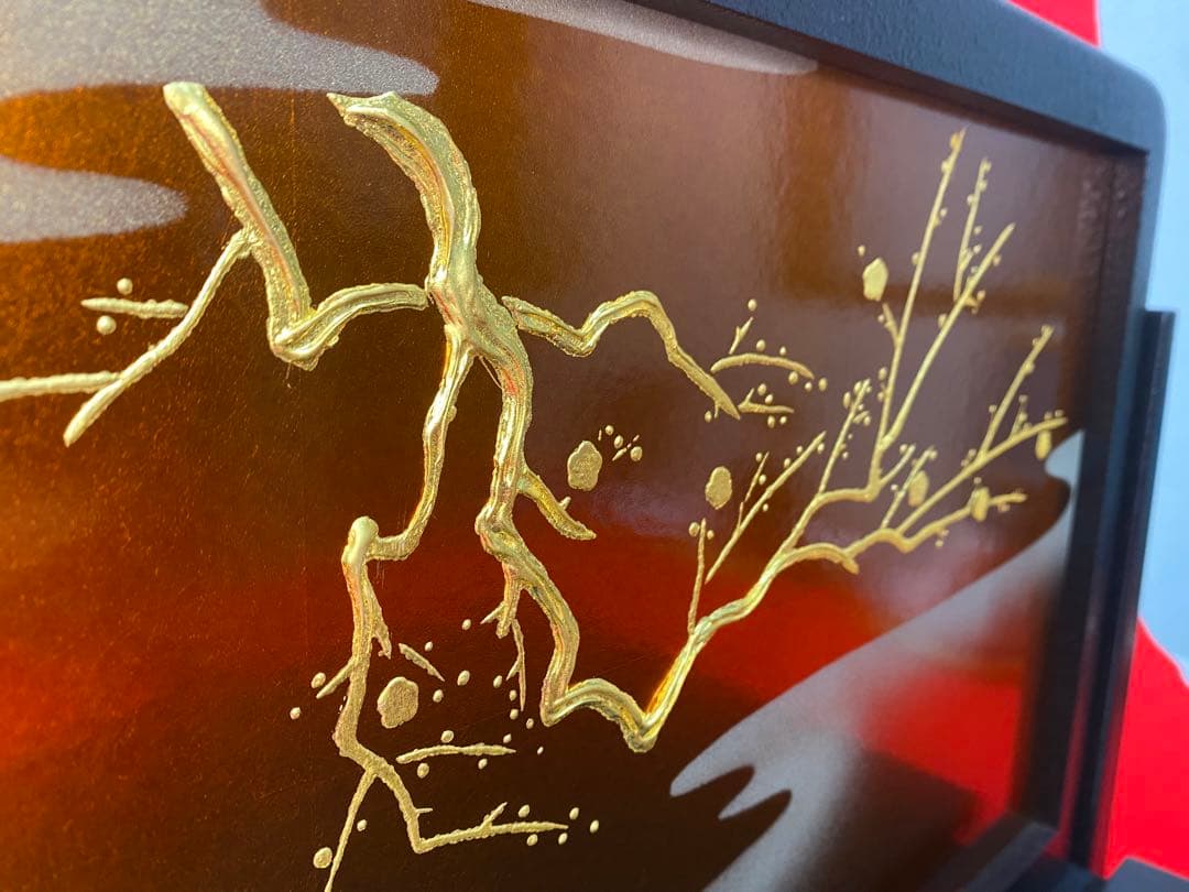 雛人形　草園作　木目込人形　親王飾り・サイズ間口約４７×奥行約３５×高さ約３２㎝