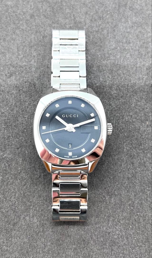 GUCCI グッチ GG2570 時計 YA142404 12P ダイヤ 稼働品