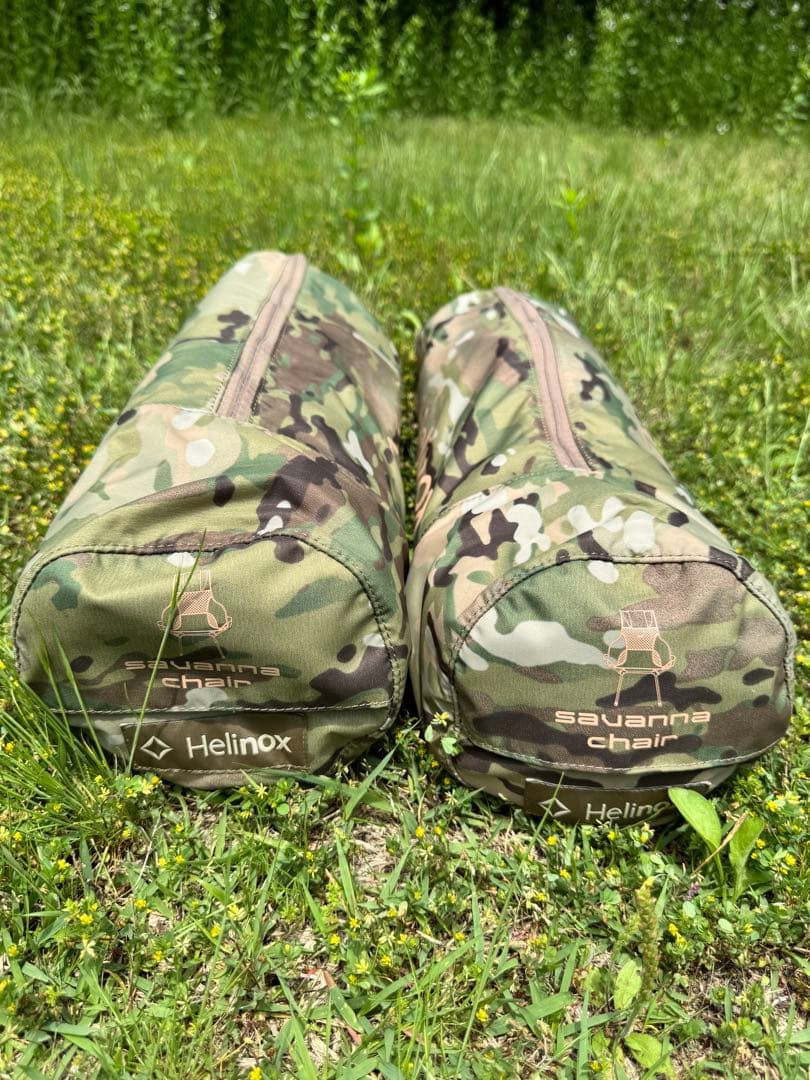 Helinox ヘリノックス　サバンナチェア　マルチカム　2脚セット