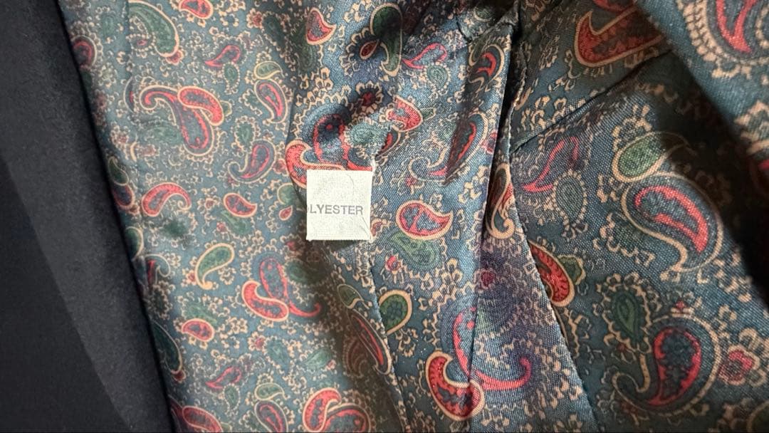 え*み様 英国製Aquascutum カシミヤ100テーラードジャケット ネイビ