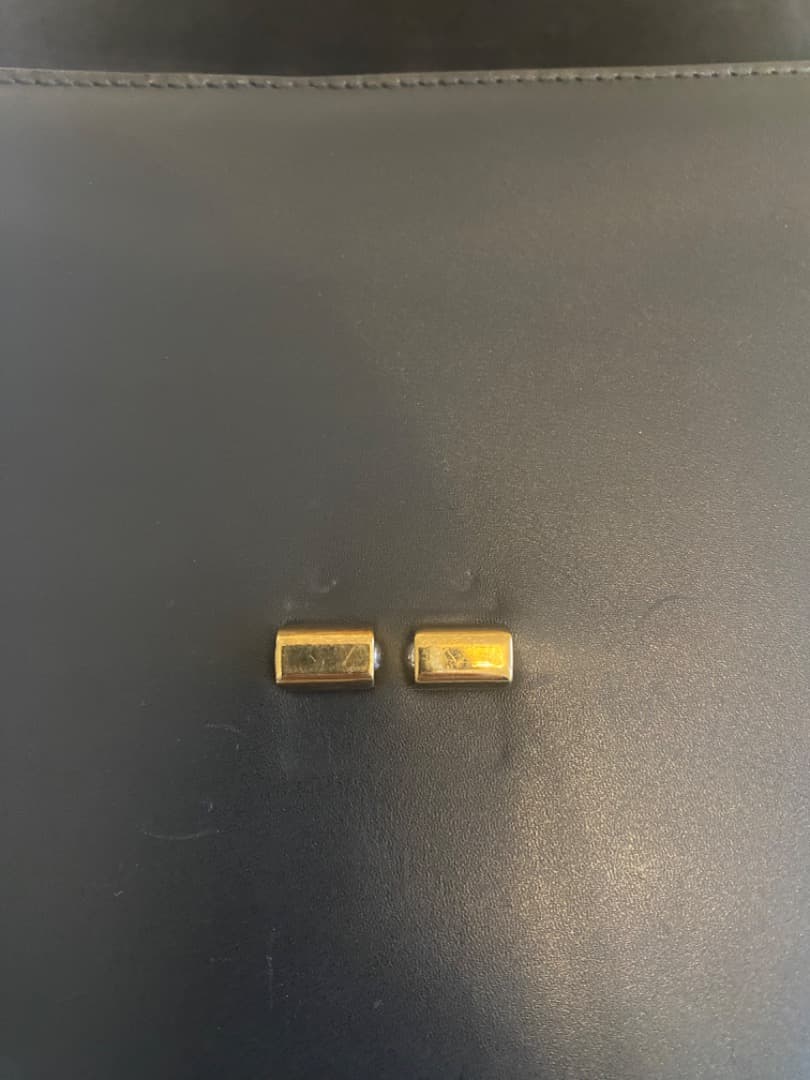 A.P.C. 黒 レザー ショルダーバッグ