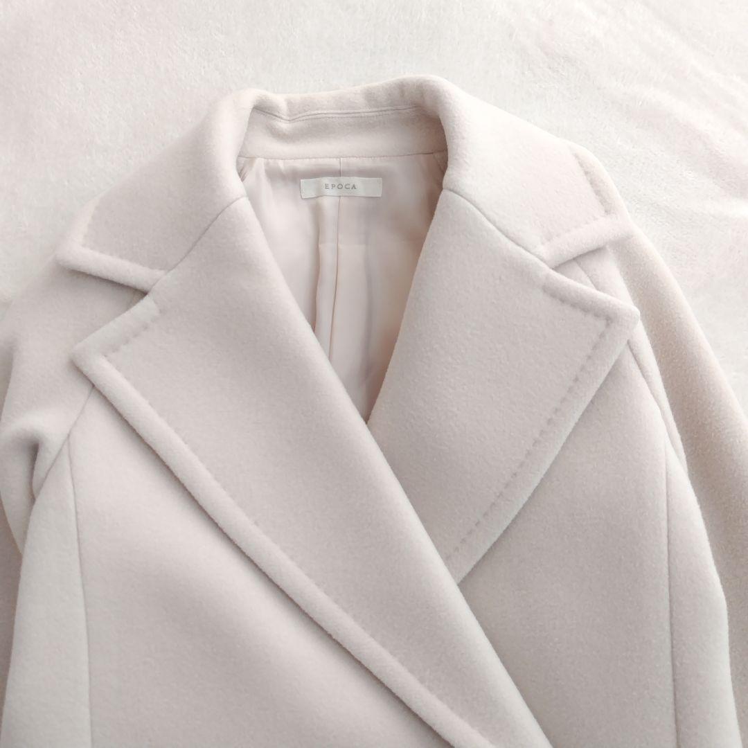 美品✨EPOCA エポカ チェスターコート ミドルコート アイボリー 38