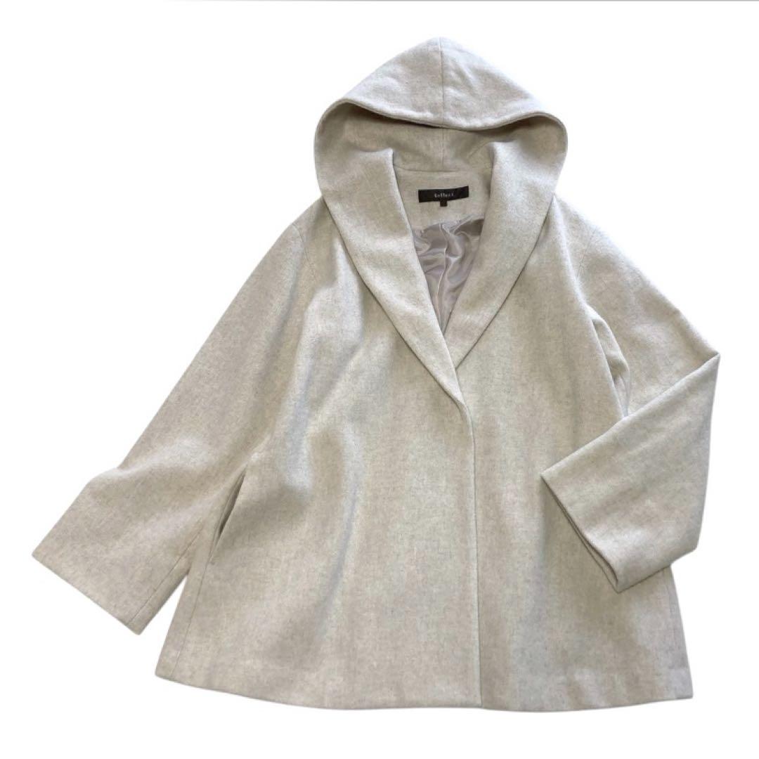 リフレクト reflect フーディコート ウール100% サイズM /9