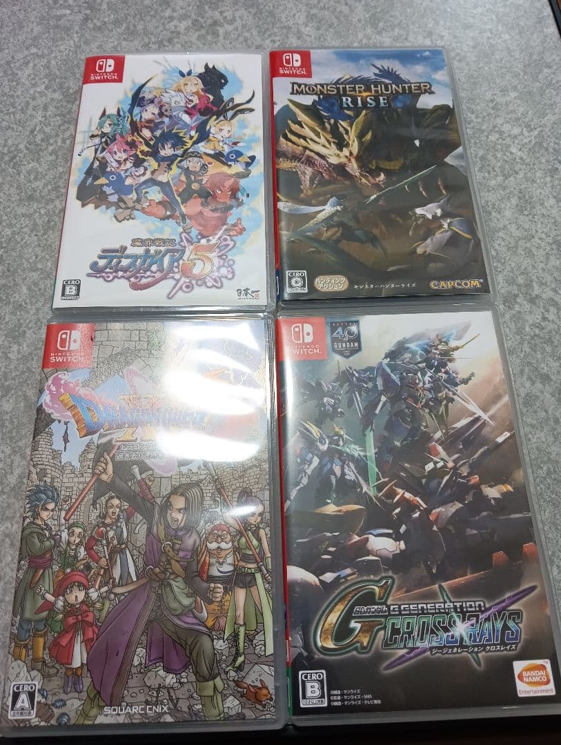 Nintendo Switch ゲームソフト まとめ売り4本セット