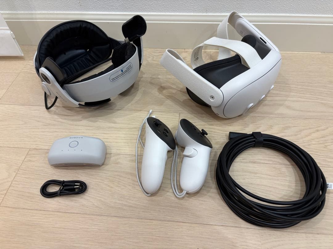  Quest 3 128GB+Link ケーブル+ヘッドストラップ