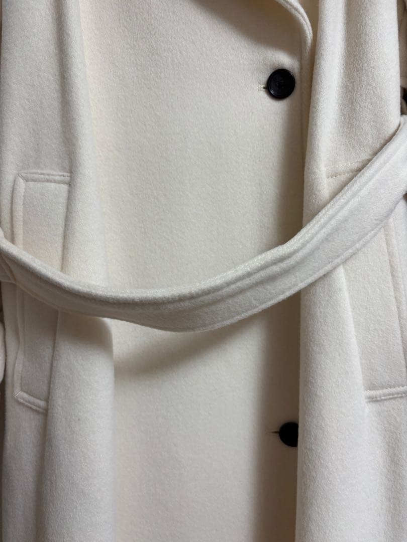 【新品】anuans ウールトレンチコート エクリュ Sサイズ