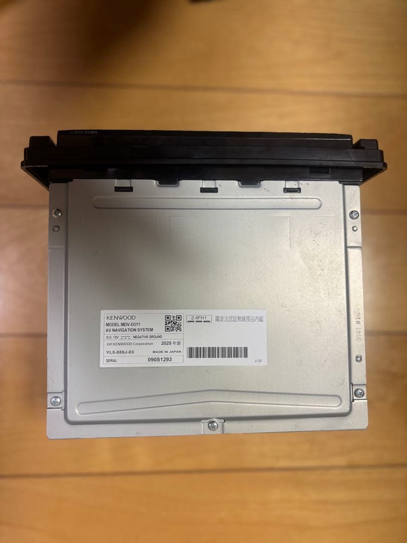 カーナビ　ケンウッドMDV-D311 7インチ　デリカミニから取り外し