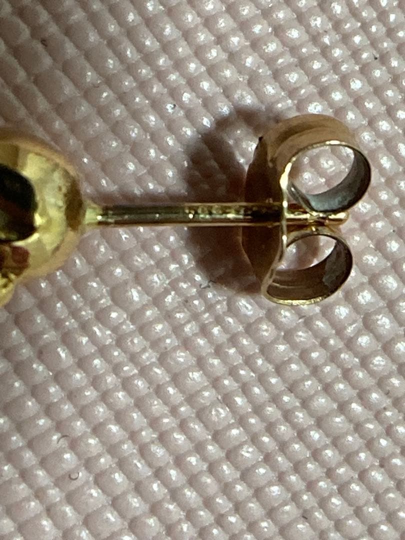 ロイヤルオーダー　18金PGスカルピアスwithダイヤ