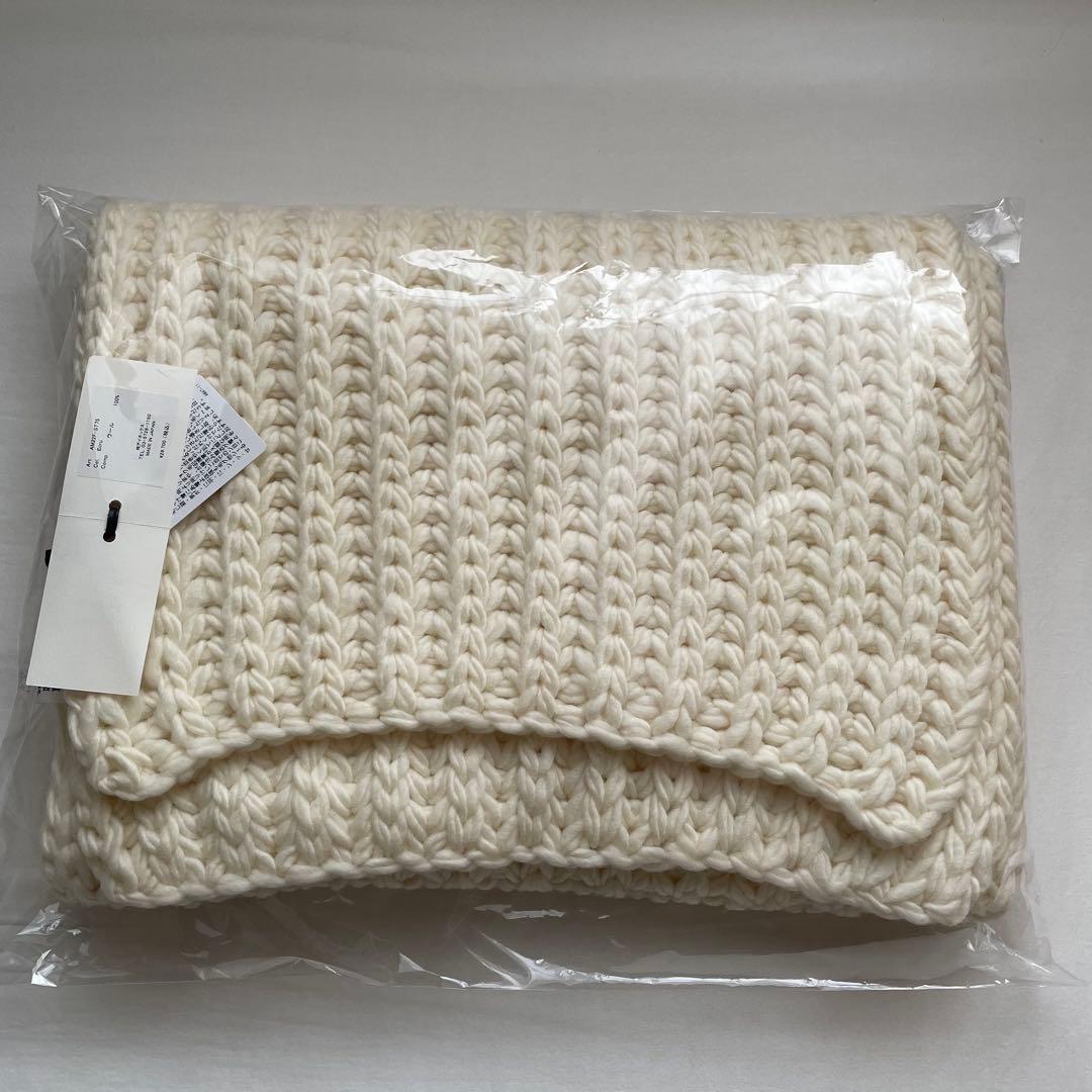 ASAUCE MELERスーパーローゲージ チャンキーニットストール 新品