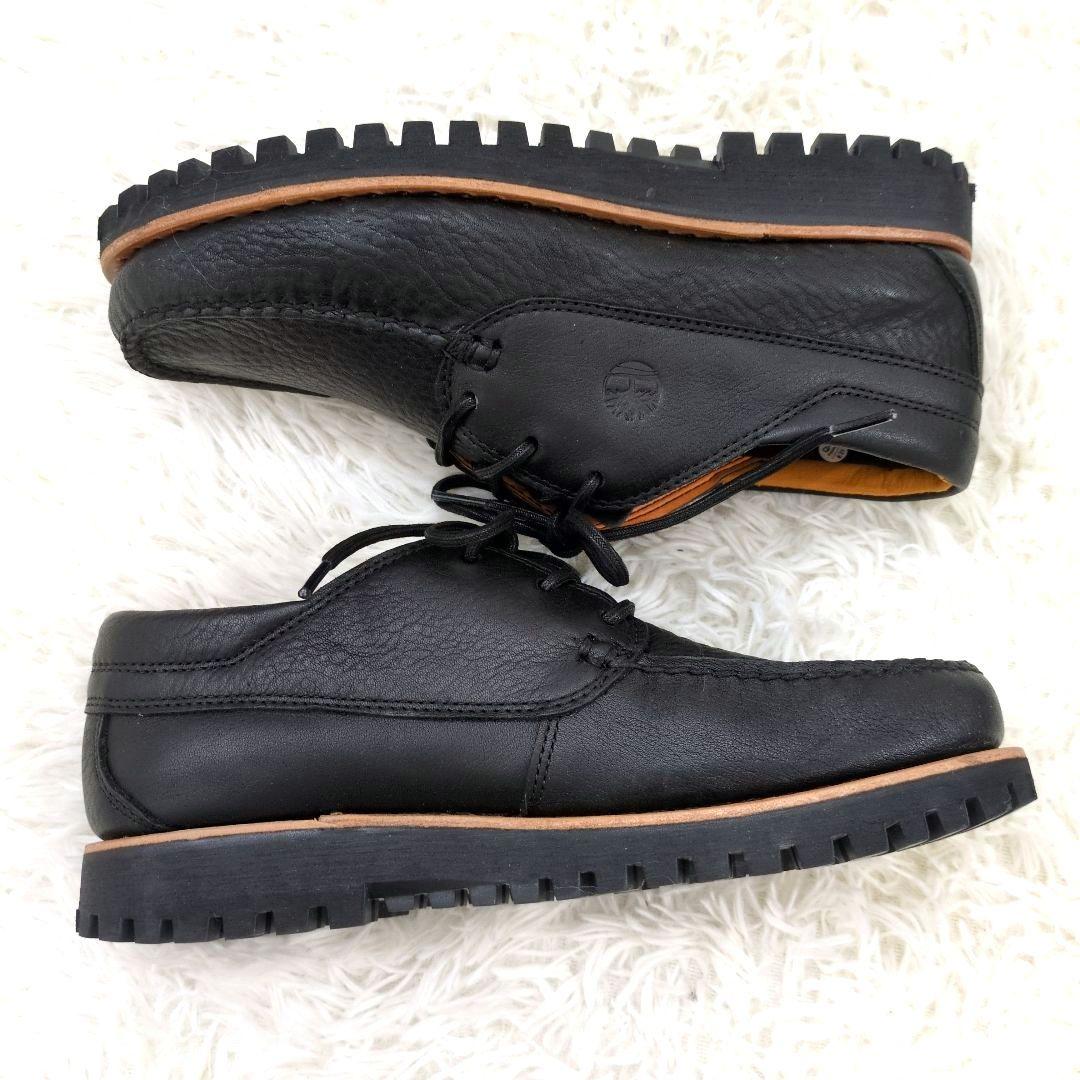 未使用品　ティンバーランド　27.0　デッキシューズ　　モックトゥ　黒