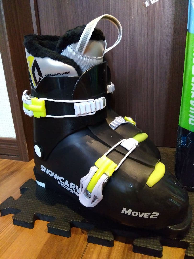 【送料無料】 CARVING 子供用 スキーセット メンテ・WAX済み✔