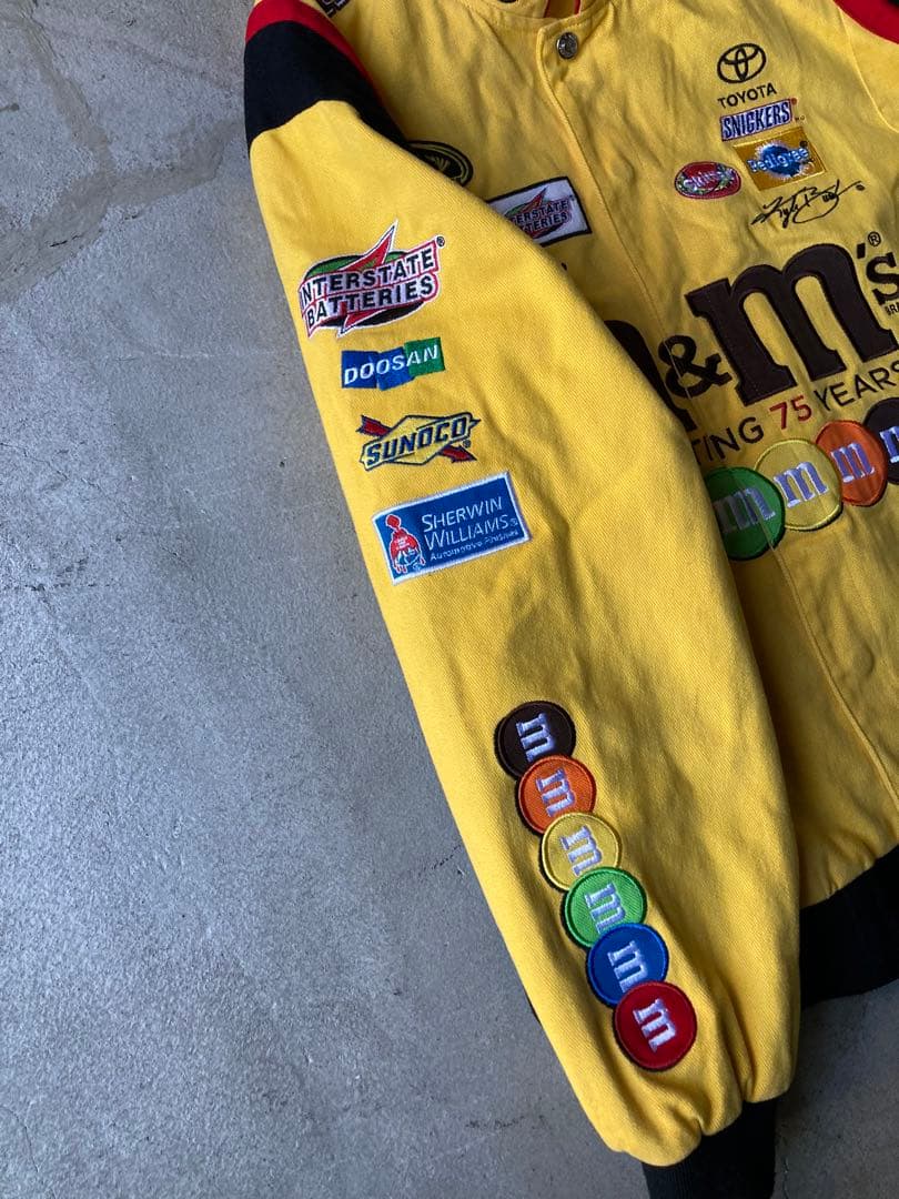 NASCAR ナスカー レーシングジャケット m&m’s L 限定モデル