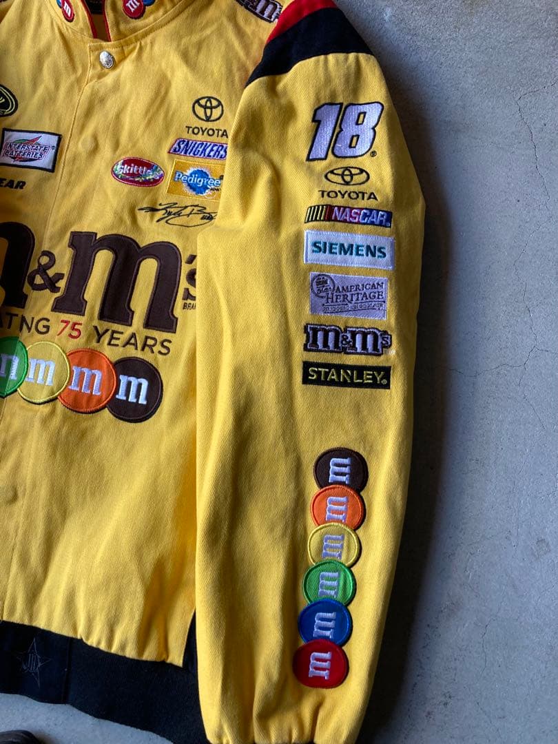 NASCAR ナスカー レーシングジャケット m&m’s L 限定モデル