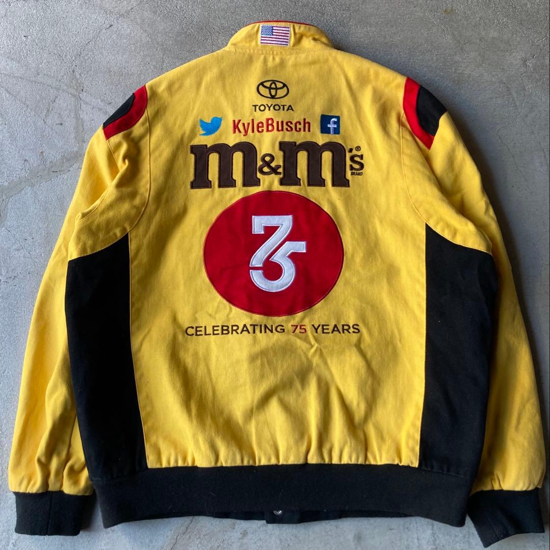 NASCAR ナスカー レーシングジャケット m&m’s L 限定モデル