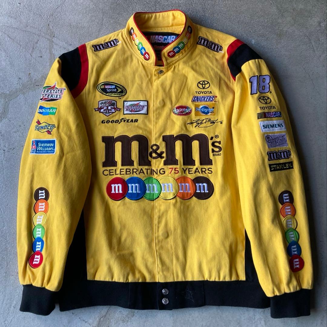 NASCAR ナスカー レーシングジャケット m&m’s L 限定モデル