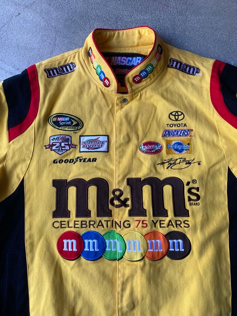 NASCAR ナスカー レーシングジャケット m&m’s L 限定モデル
