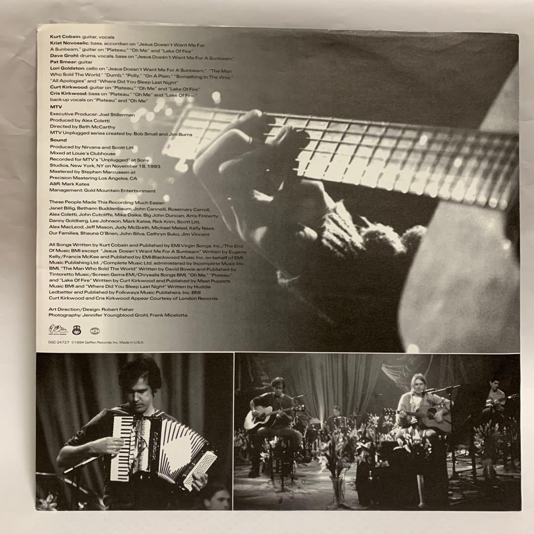 NIRVANA UNPLUGGED IN NEW YORK レコード