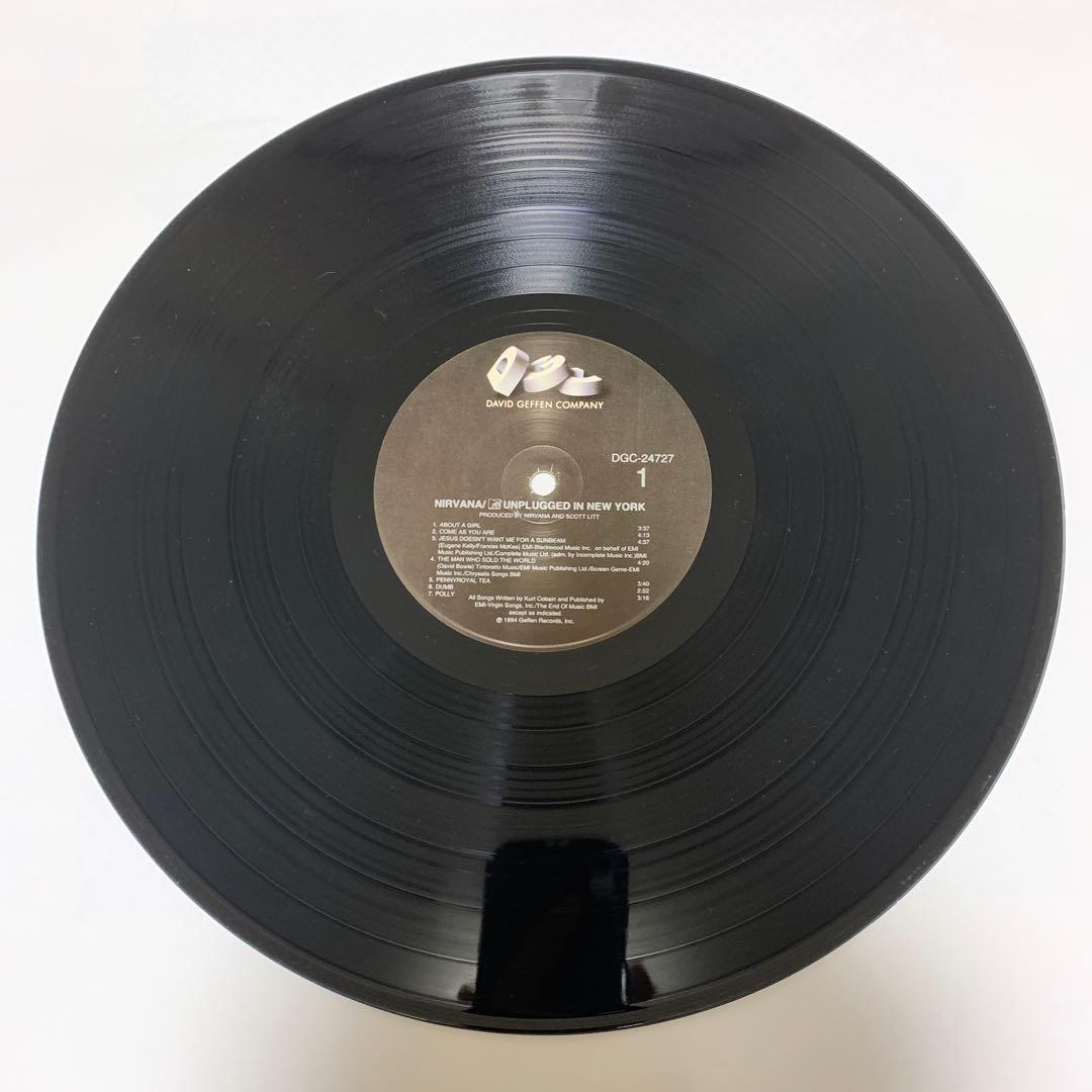 NIRVANA UNPLUGGED IN NEW YORK レコード