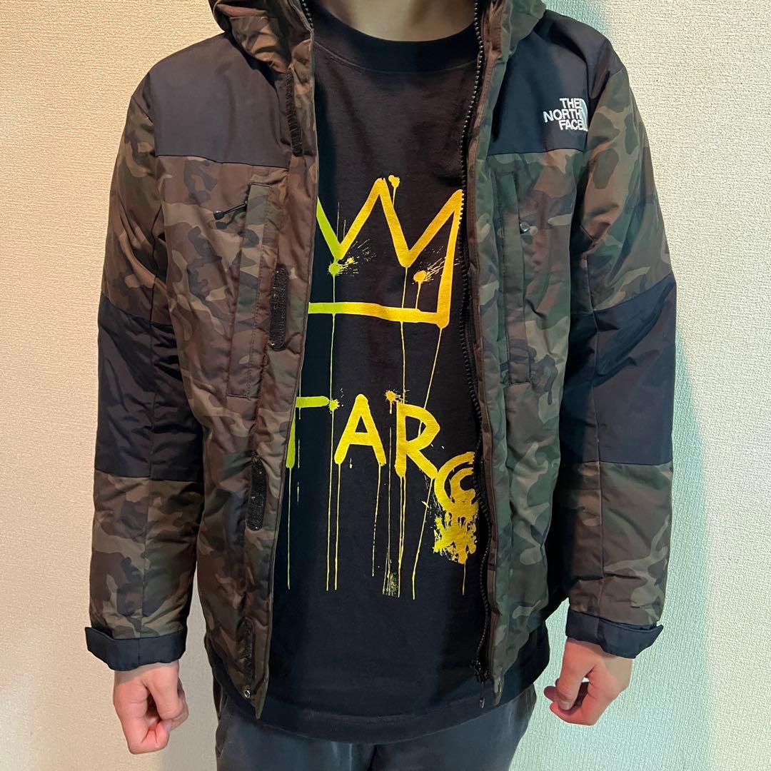 やまのたみ　ザノースフェイス　キッズ　カモフラ バルトロ　ジャケット