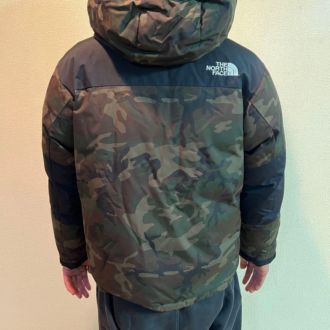 やまのたみ　ザノースフェイス　キッズ　カモフラ バルトロ　ジャケット