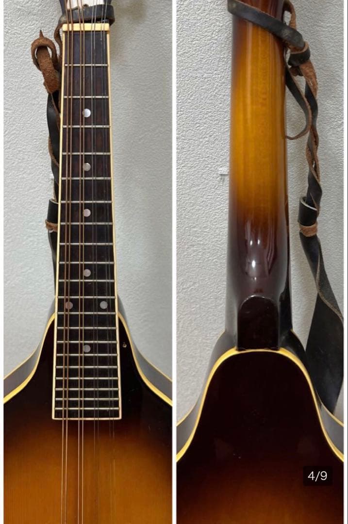 希少1970年代 Bluebell(ブルーベル)フラットマンドリン/ Hケース付