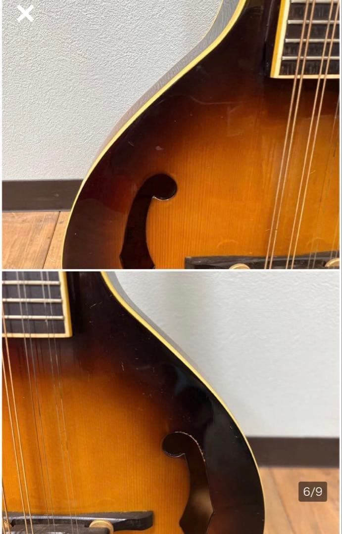 希少1970年代 Bluebell(ブルーベル)フラットマンドリン/ Hケース付