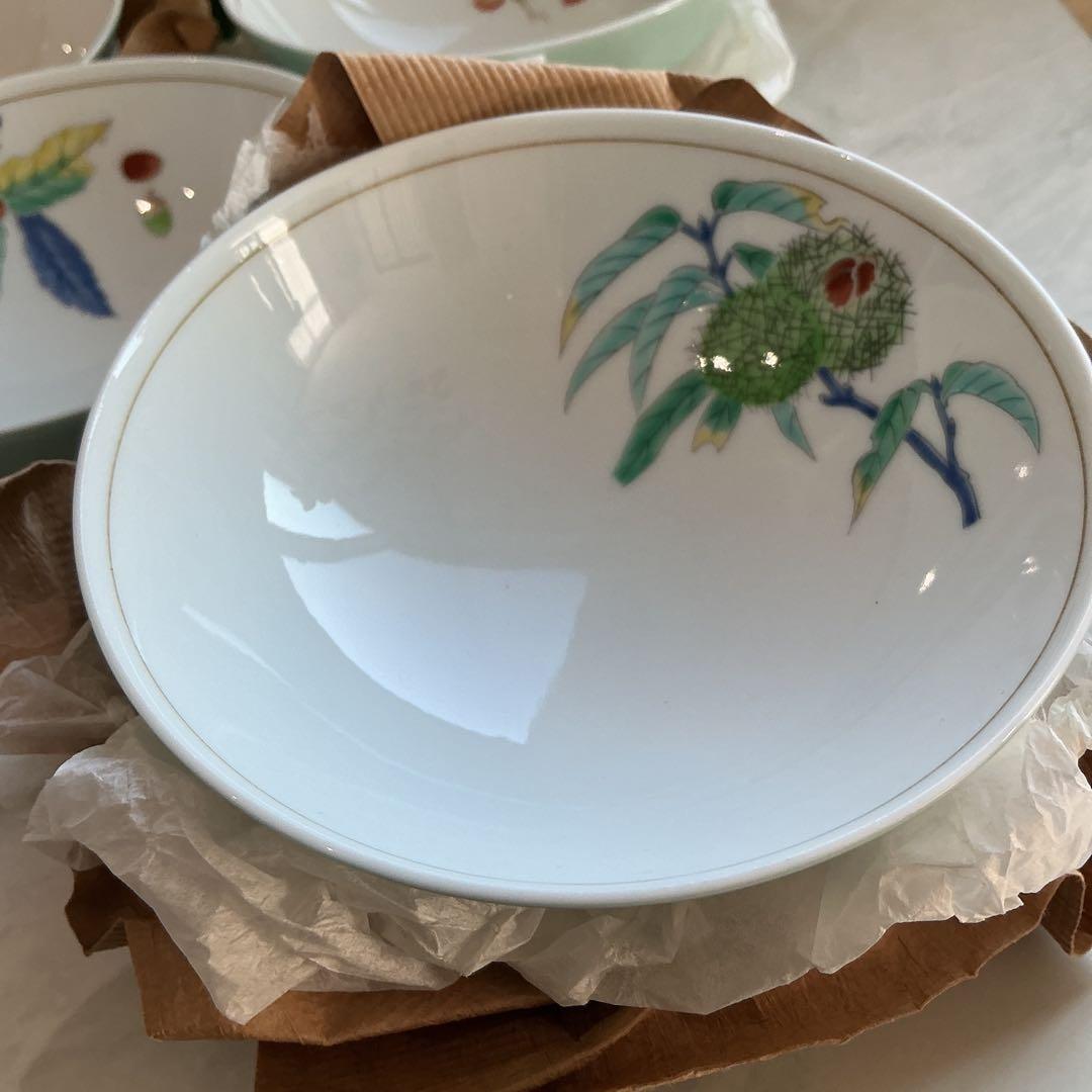 宮内庁御用達　深川製磁　みのり御飯茶碗　飯碗揃　未使用保管品