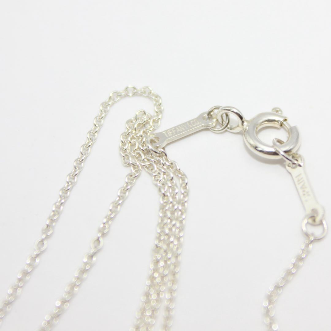 美品 Tiffany&Co. ティファニー カーブドハート シルバー ネックレス