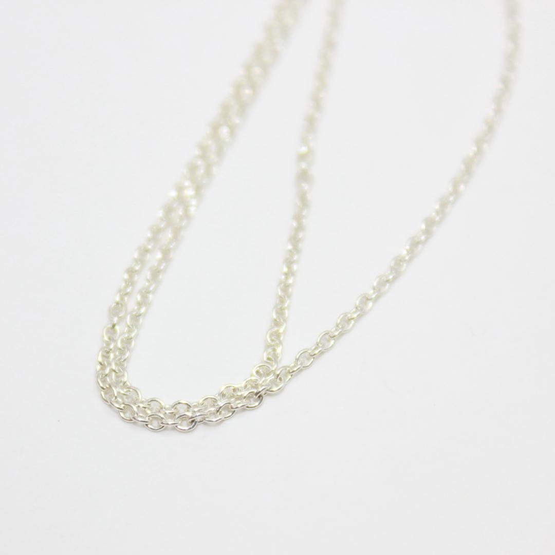 美品 Tiffany&Co. ティファニー カーブドハート シルバー ネックレス