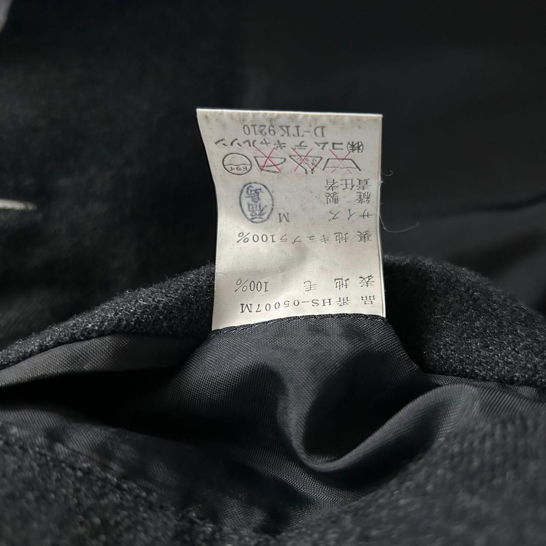 コムデギャルソンオム 田中オム ダブルテーラードジャケット チャコールグレー