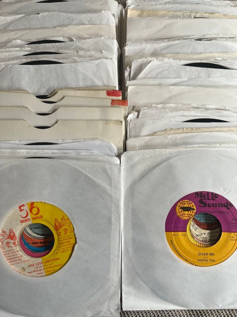 64枚セット　80's前半　生音　ダンスホール　レア盤　オリジナル盤　多数