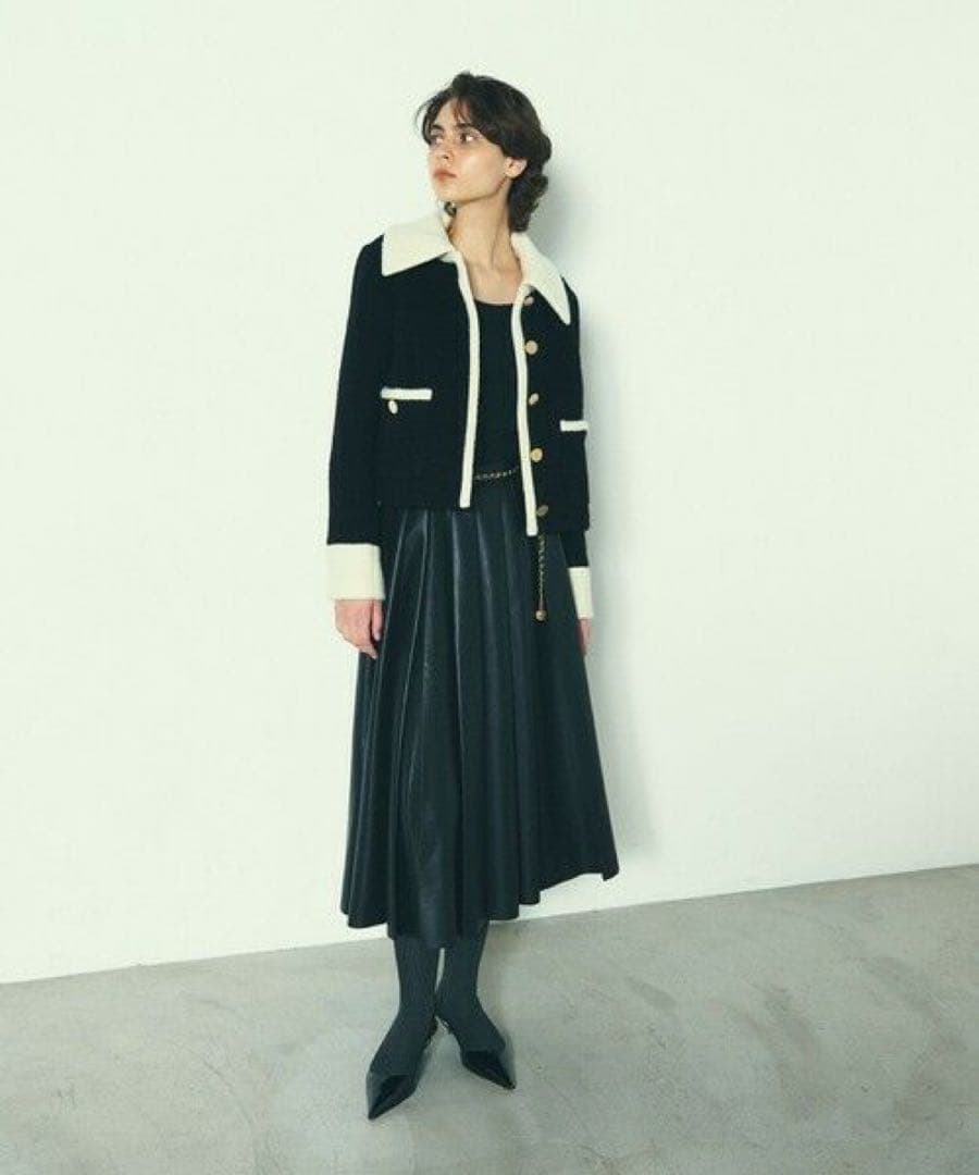 グレースコンチネンタル　ウールパイルジャケット