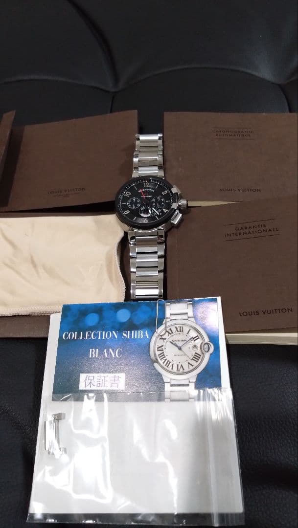 VUITTON タンブール クロノ Q1052 ギャランティ 購入店2年保証あり