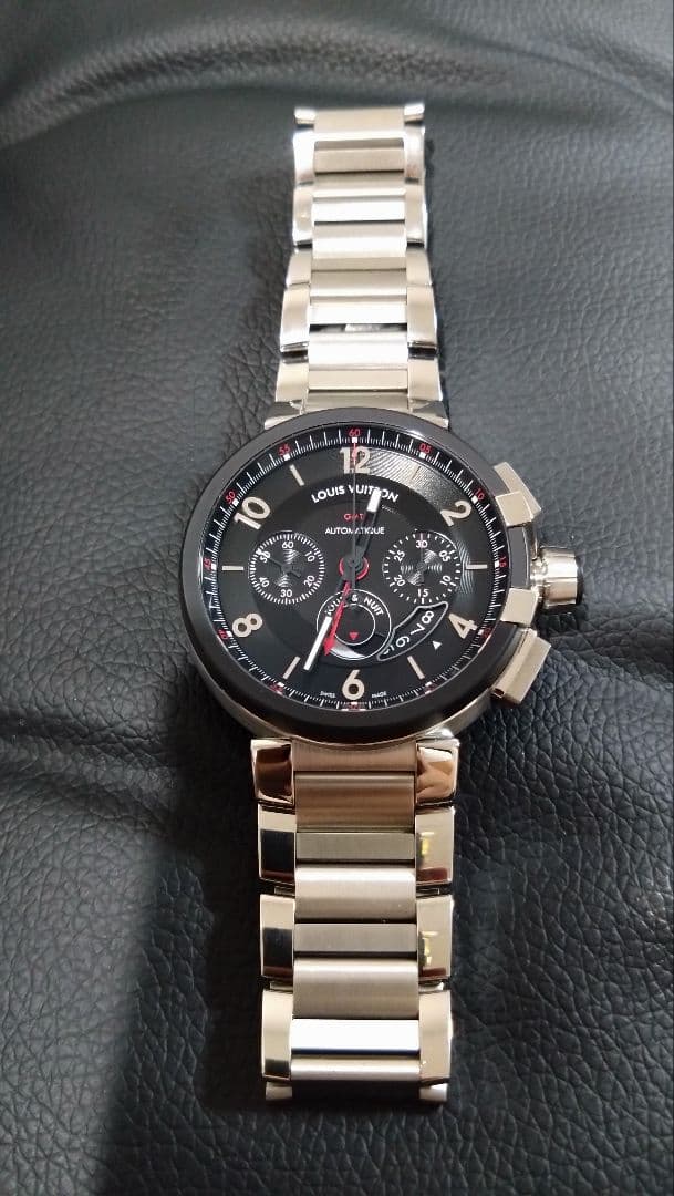 VUITTON タンブール クロノ Q1052 ギャランティ 購入店2年保証あり