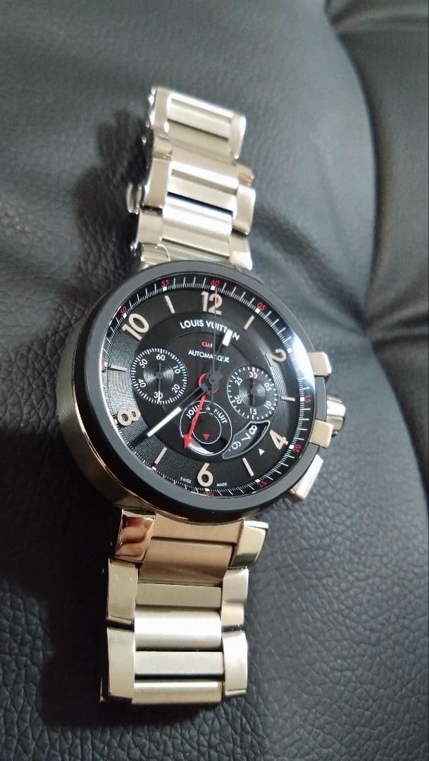 VUITTON タンブール クロノ Q1052 ギャランティ 購入店2年保証あり