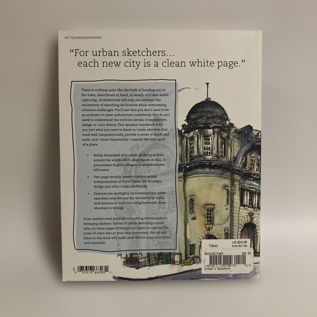 洋書　ARCHISKETCHER　アーキスケッチャー　シモーネ・リディアード