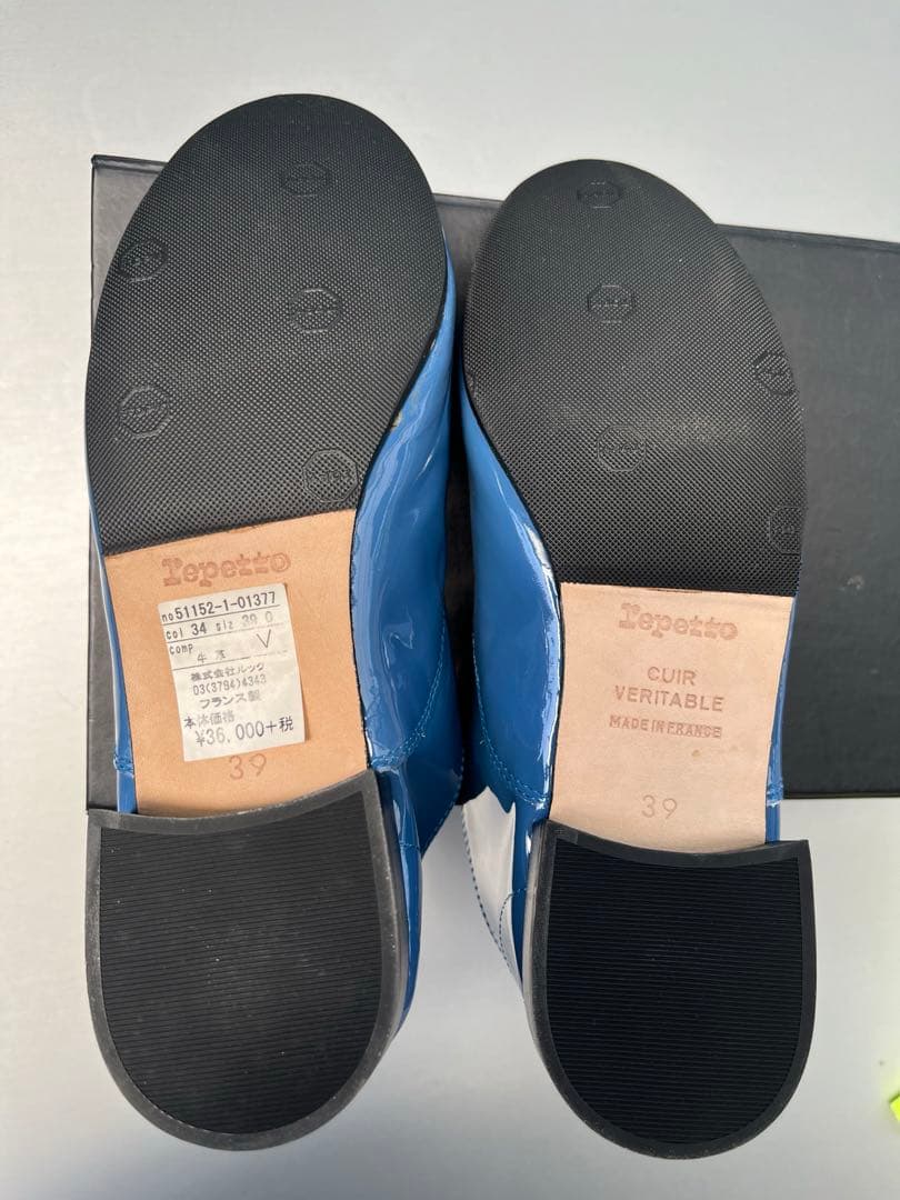 repetto レペット ZIZI ジジ　新品未使用　裏張り済　39