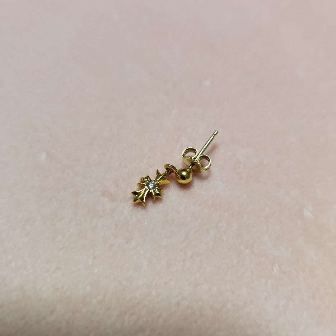 クロスピアス 1Pダイヤモンド