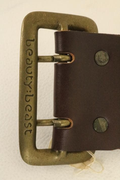 こ*り様 ラスト１点！　超希少！【新品】☆ビューティービースト：幅広　レザー　ベ